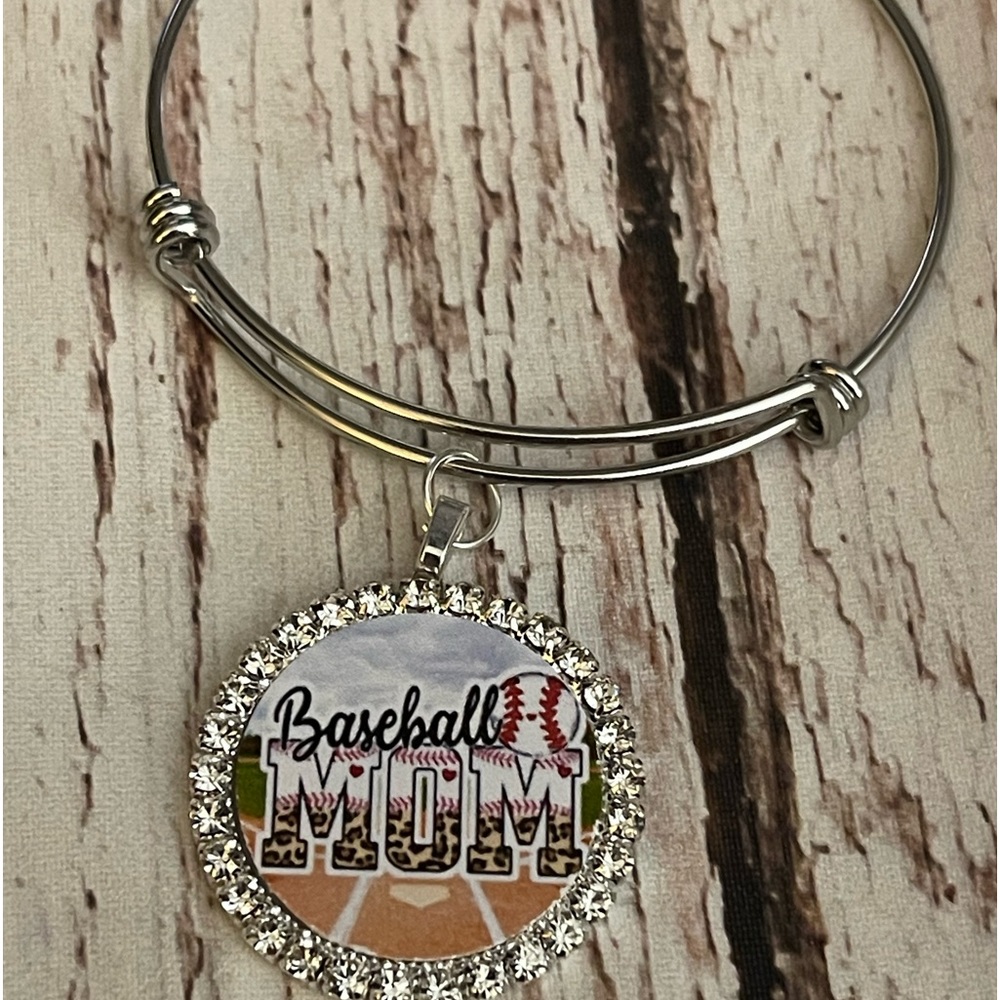 Baseball mom bracelet